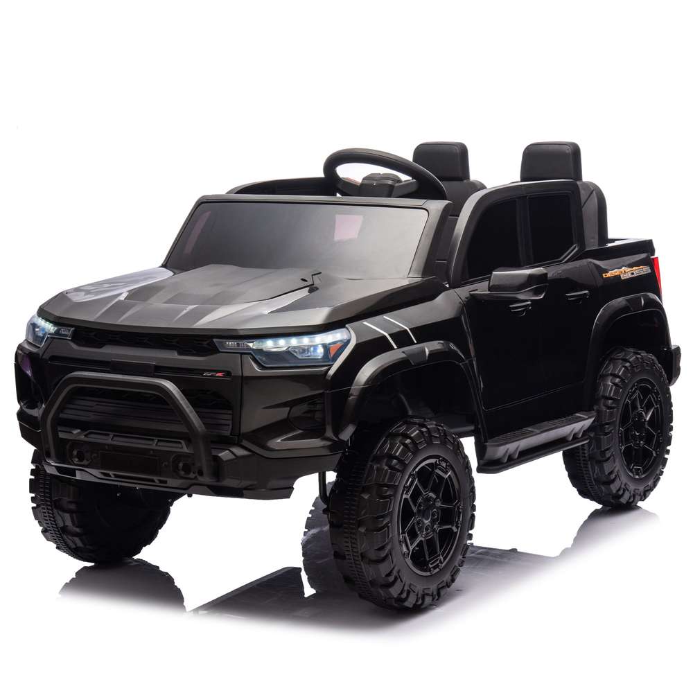 Kids Electric Pickup Truck Ride-On Toy - 24V, 4WD, Remote Control, Bluetooth, 3+
