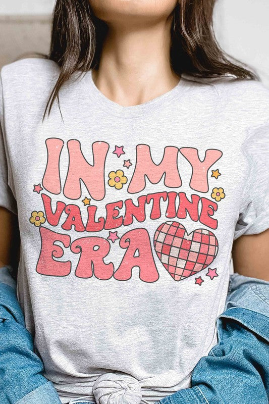 Plus Size - In My Valentine Era Graphic T-Shirt - Minihomy