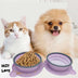 Portable Silicone Double Dog Food Bowls: Compact, Durable, and Travel-Friendly - Minihomy