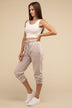 Acid Wash Fleece Sweatpants with Pockets - Comfy & Stylish - Minihomy