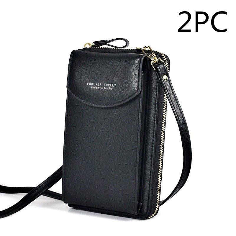 Luxury PU Leather Women's Handbag, Crossbody Bag & Wallet
