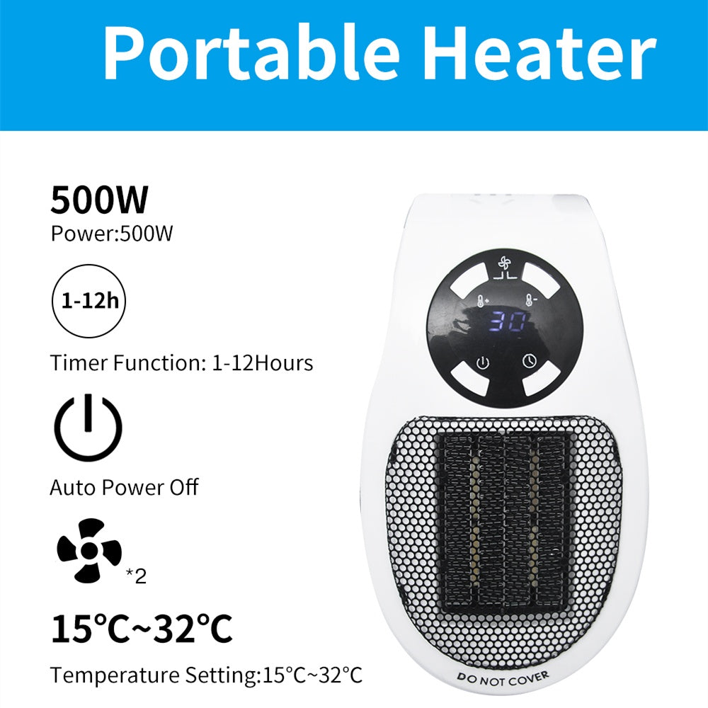 Desktop Space Heater: Multifunctional & Portable for Home & Office - Minihomy