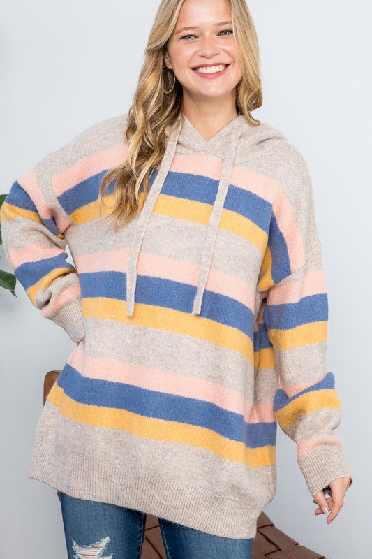 Pullover Hoodie Sweater - Casual Warm Winter Sweatshirt for Women