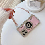 Electroplated Hand Strap Phone Case for iPhone 14 Plus