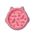 Pet Dog Cat Slow Feeder Bowl - Anti-Choking Interactive Eating Dish - Minihomy
