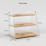 Acrylic Desk Organizer: Office Storage Cabinet for Desktop