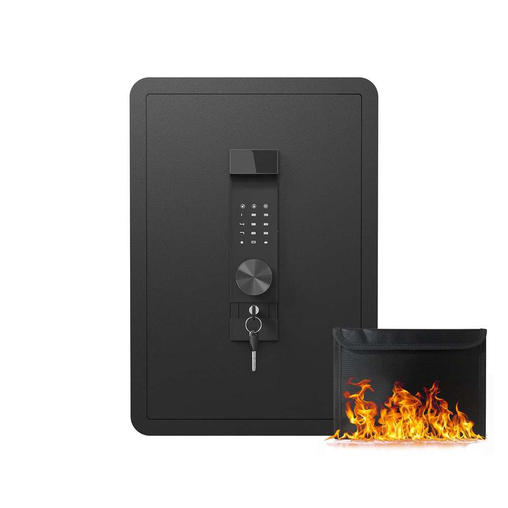 Fireproof & Waterproof Safe - 3.0 cu ft, Electronic Lock, Home/Office Security Safe