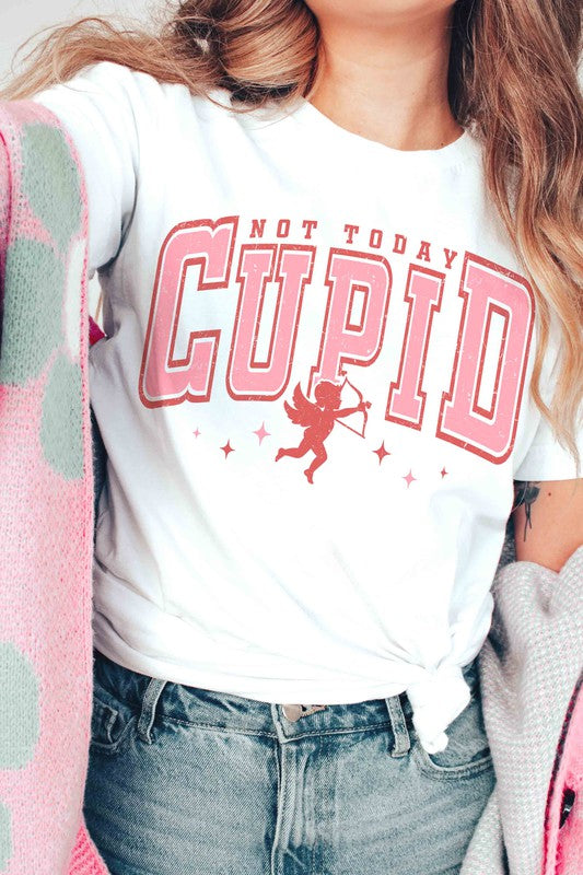 NOT TODAY CUPID Graphic T-Shirt - Minihomy