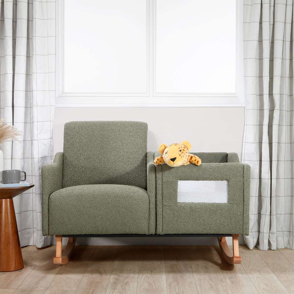 Emerson Sage Boucle Nursery Rocker
