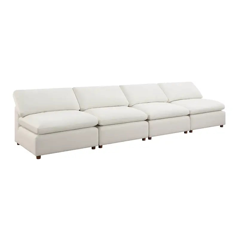 Modern White Modular Sectional Sofa: Customizable & Stylish