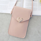 Clear Crossbody Phone Bag for Women - Touchscreen Wallet Purse