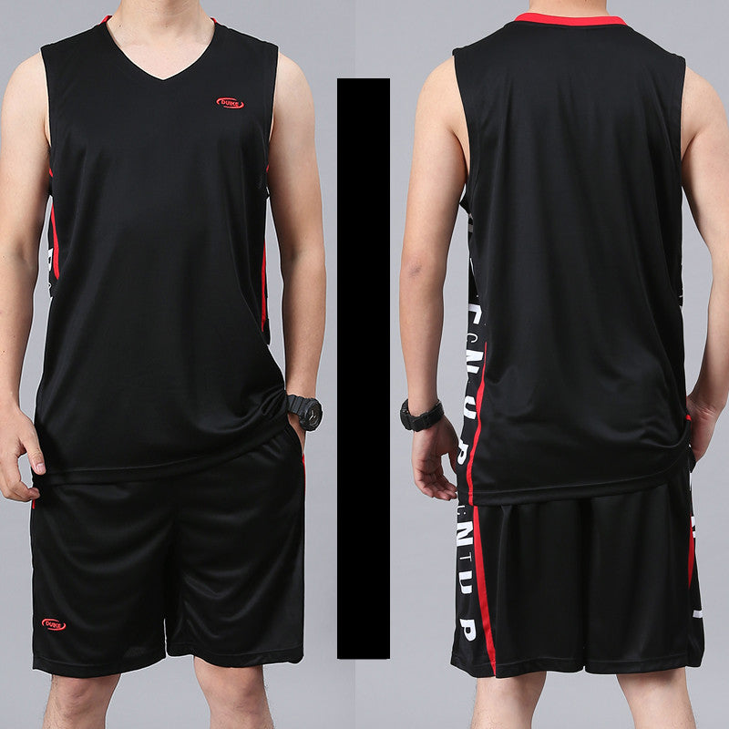 Summer Casual Wear Sleeveless Thin Vest Running Suit Shorts Sportswear
