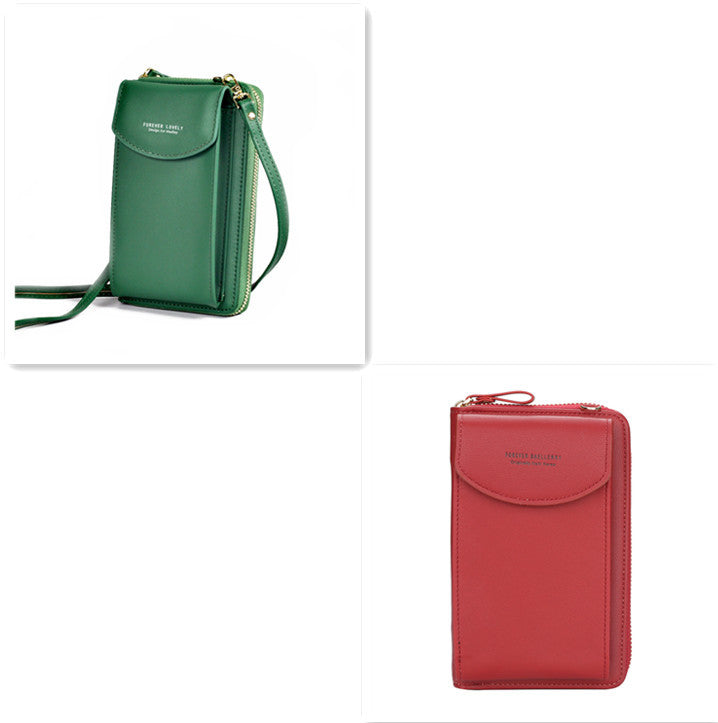 Luxury PU Leather Women's Handbag, Crossbody Bag & Wallet