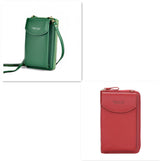 Luxury PU Leather Women's Handbag, Crossbody Bag & Wallet