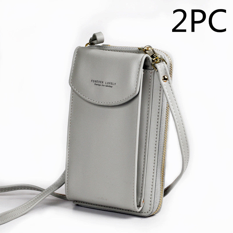 Luxury PU Leather Women's Handbag, Crossbody Bag & Wallet