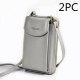 Luxury PU Leather Women's Handbag, Crossbody Bag & Wallet