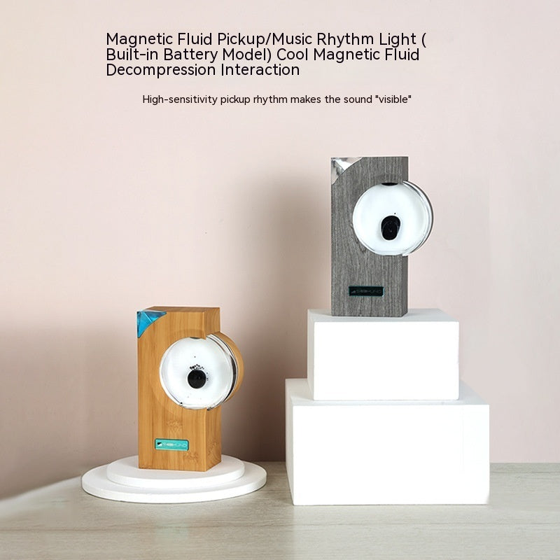 Ferrofluid Speaker: Dancing Magnetic Fluid Desk Toy & Home Decor