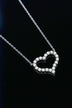 1 Carat Moissanite Heart Pendant Chain-Link Necklace - Minihomy