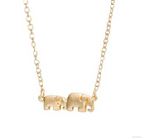 Gold Color Charms Bracelet Femme Stainless Steel Women Jewelry Lucky Origami Elephant Bracelets Friendship Gifts - Minihomy