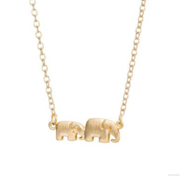 Gold Color Charms Bracelet Femme Stainless Steel Women Jewelry Lucky Origami Elephant Bracelets Friendship Gifts - Minihomy
