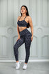 Leopard Cutout Sports Bra and Leggings Set - Minihomy
