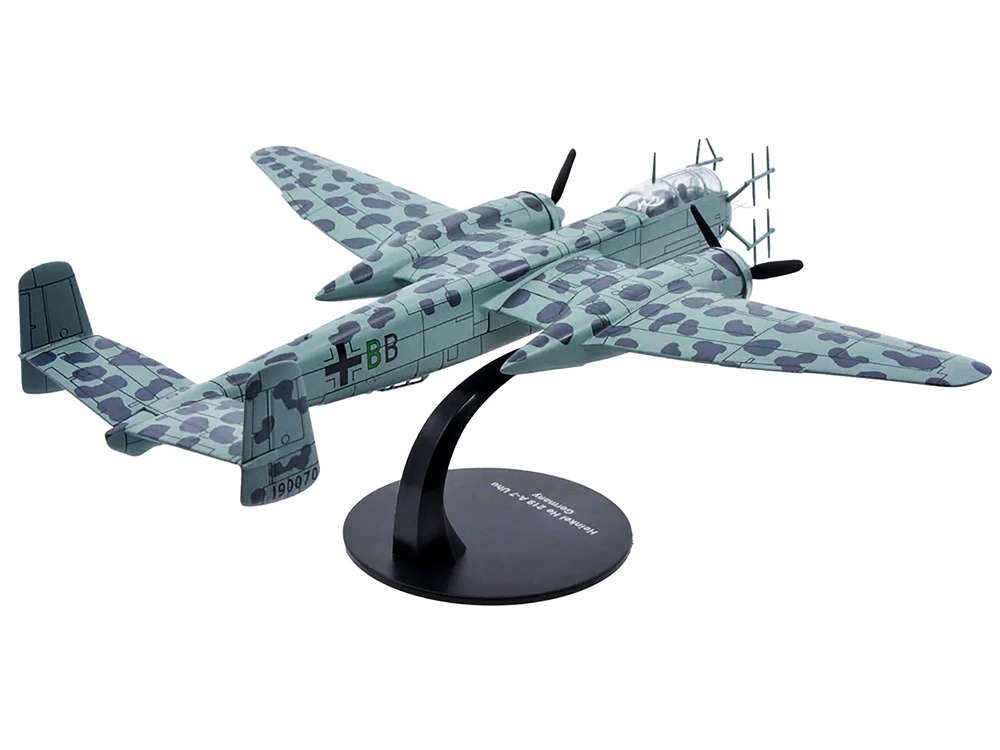 Heinkel HE 219 A-7 UHU Fighter Plane (Germany 1942) 1/72 Diecast Model by Warbirds of WWII - Minihomy