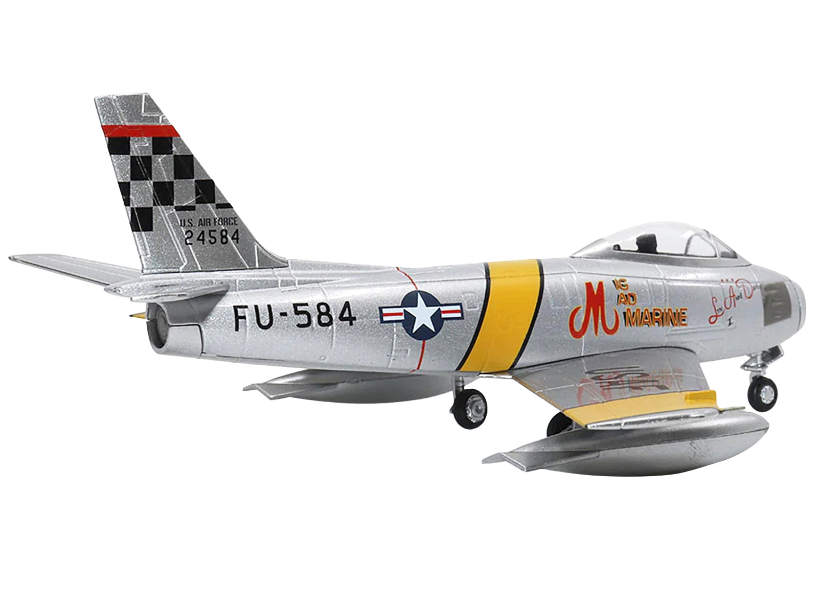 North American F-86F Sabre Fighter Aircraft "US Air Force" 1/72 Diecast Model by Militaria Die Cast - Minihomy
