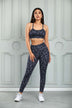 Leopard Cutout Sports Bra and Leggings Set - Minihomy