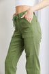 Judy Blue Full Size Drawstring Waist Pocket Jeans - Minihomy