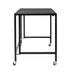 Black Minimalist Metal Folding Table Desk - Minihomy