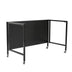 Black Minimalist Metal Folding Table Desk - Minihomy