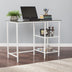 Metal and Glass Student Desk - Minihomy