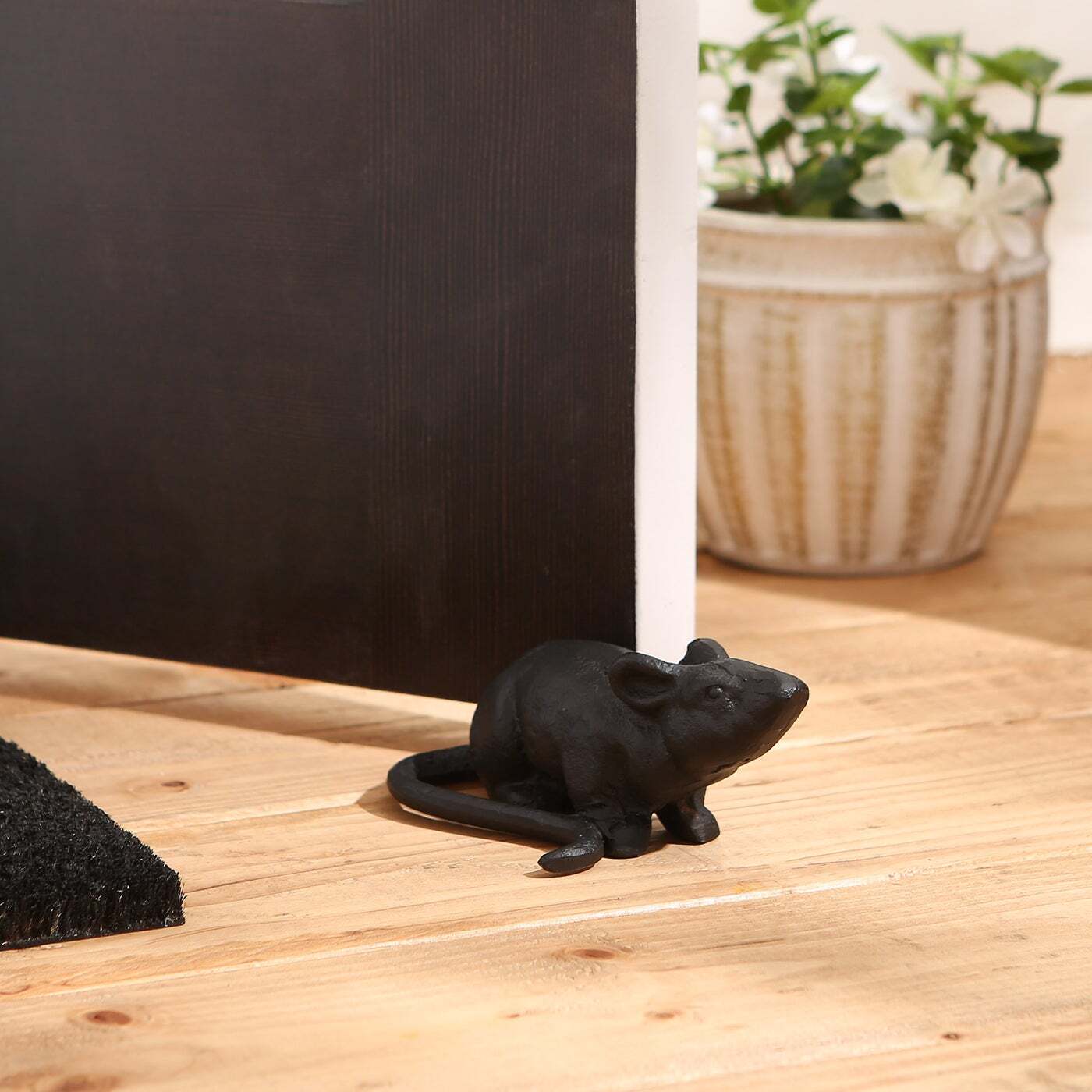 Cast Iron Rat Door Stopper or Figurine - Minihomy