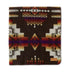 Brown Woven Acrylic Reversable Queen Blanket - Minihomy
