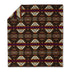 Brown Woven Acrylic Reversable Queen Blanket - Minihomy