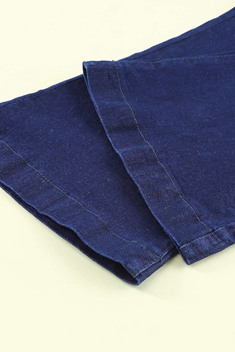 Belted Bell Bottom Jeans - Minihomy
