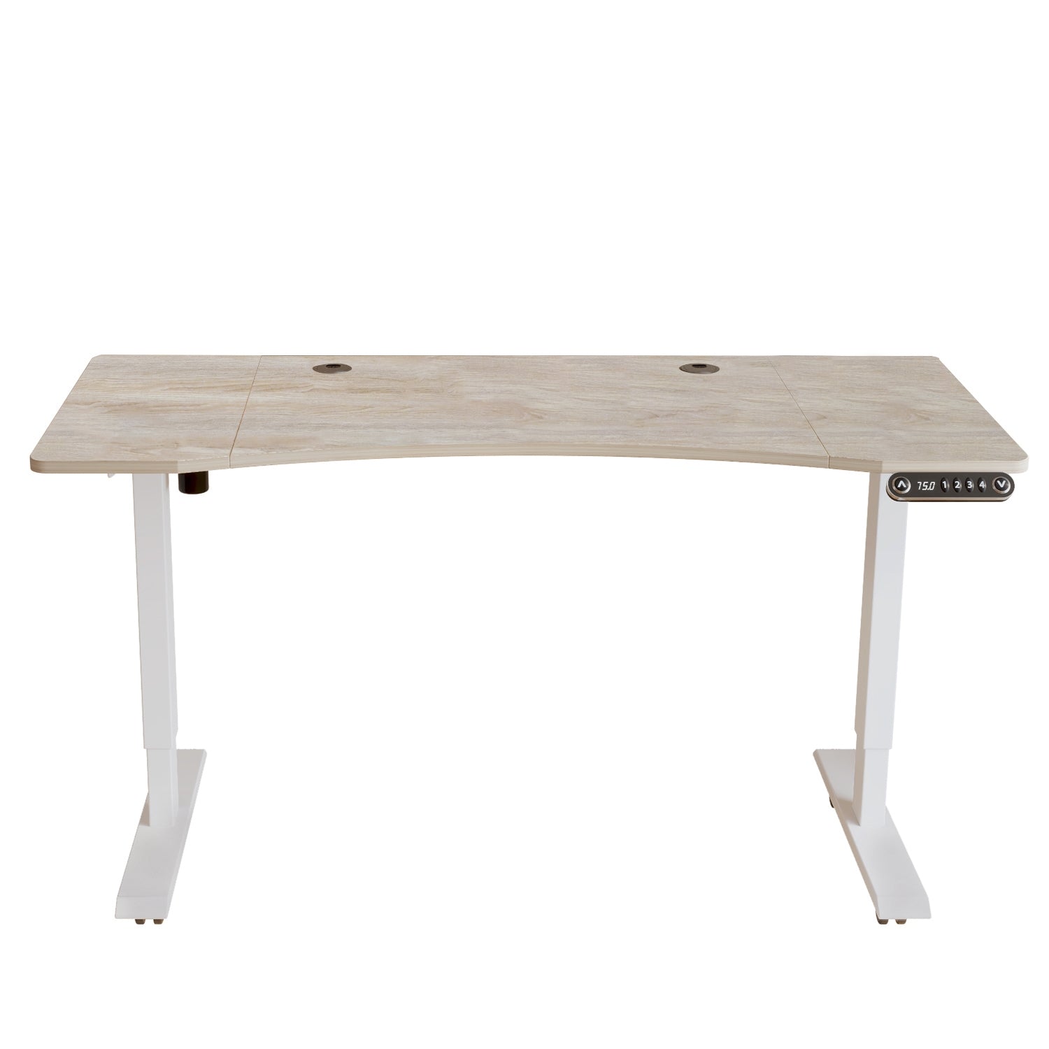 55" Adjustable White Unique Standing Desk - Minihomy