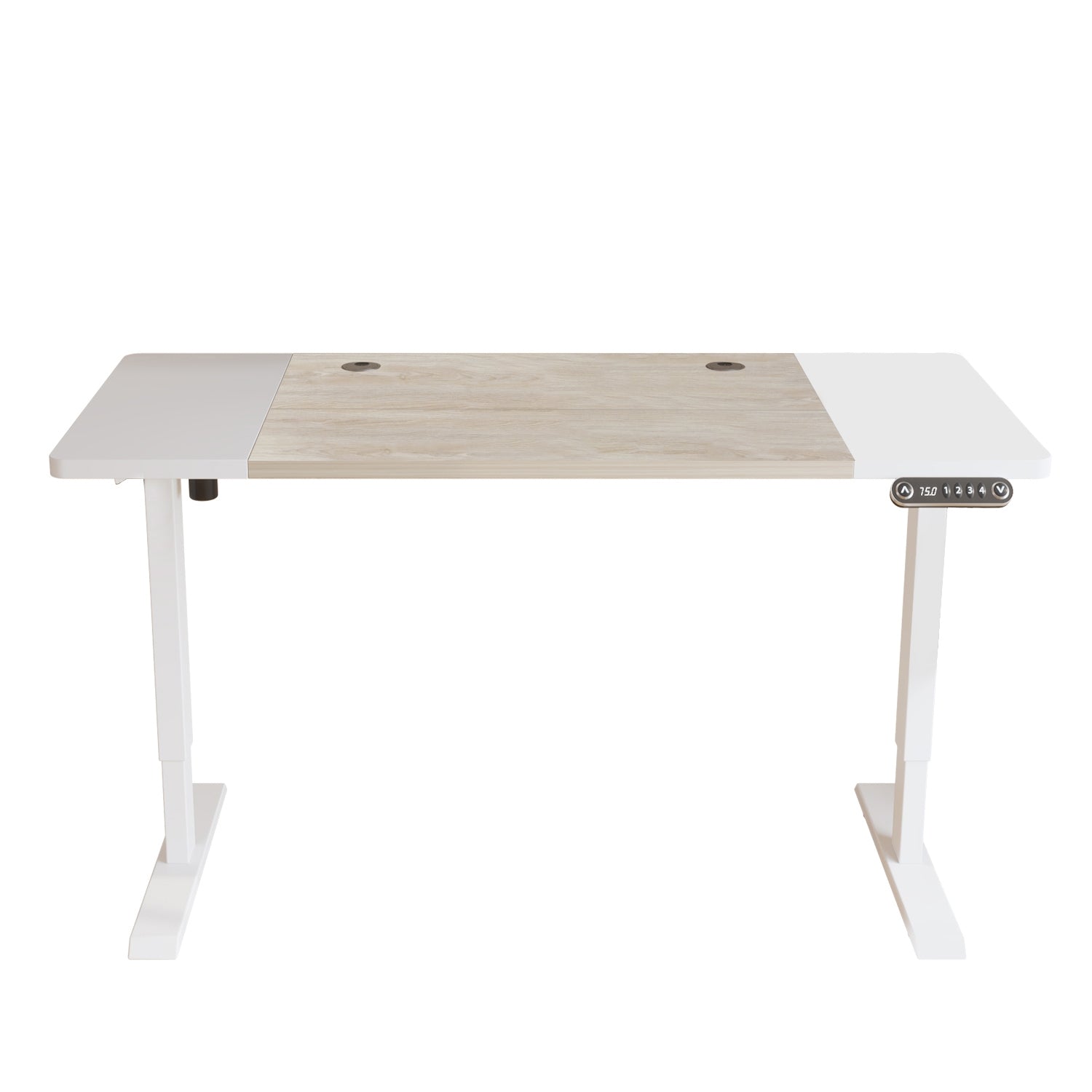 63" Adjustable White Standing Desk - Minihomy
