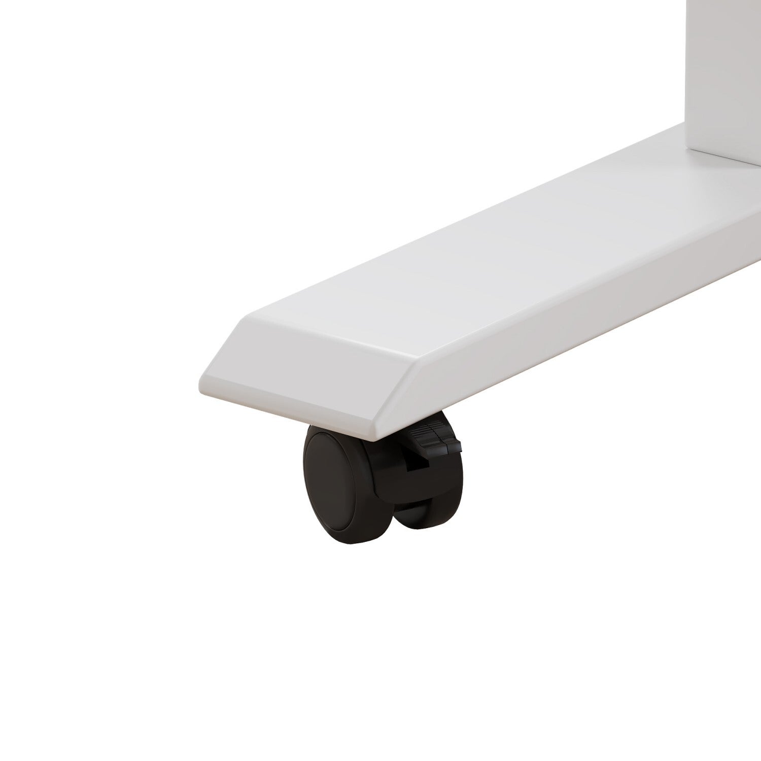 48" Adjustable Light Khaki And White Standing Desk - Minihomy