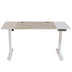 55" Adjustable White Standing Desk - Minihomy