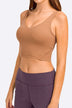 Deep V-Neck Crop Sports Bra - Minihomy