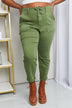 Judy Blue Full Size Drawstring Waist Pocket Jeans - Minihomy