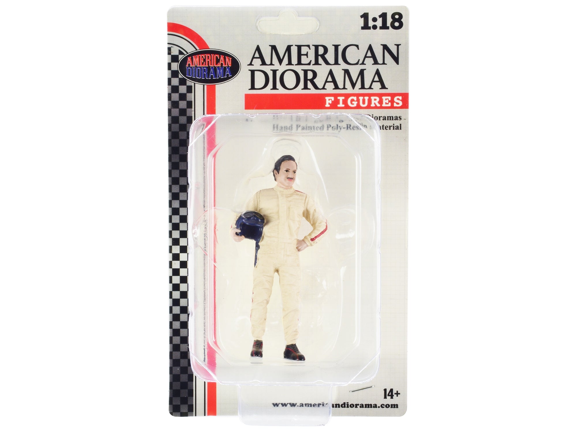 "Racing Legends" 60's Figure B for 1/18 Scale Models by American Diorama - Minihomy