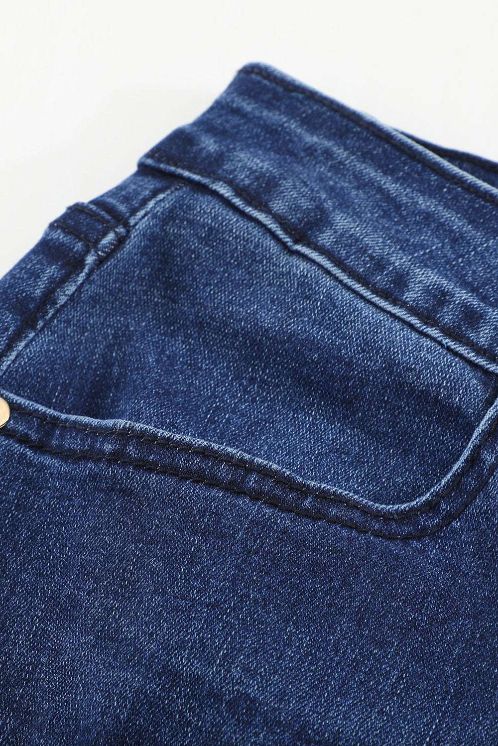 Mid-Rise Waist Distressed Skinny Jeans - Minihomy