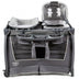 4-in-1 Convertible Portable Baby Play Yard with Toys and Music Player-Gray - Color: Gray - Minihomy