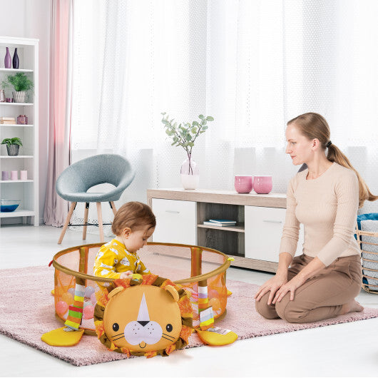 4-in-1 Baby Play Gym with Soft Padding Mat and Arch Design - Minihomy