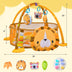 4-in-1 Baby Play Gym with Soft Padding Mat and Arch Design - Minihomy