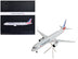 Airbus A321neo Commercial Aircraft "American Airlines" Silver with Striped Tail "Gemini 200" Series 1/200 Diecast Model Airplane by GeminiJets - Minihomy