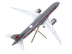 Airbus A220-300 Commercial Aircraft "Trans-Canada Air Lines - Air Canada" Gray with Red Stripes - Minihomy