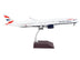 Airbus A350-1000 Commercial Aircraft "British Airways" White with Tail Stripes "Gemini 200" Series 1/200 Diecast Model Airplane by GeminiJets - Minihomy